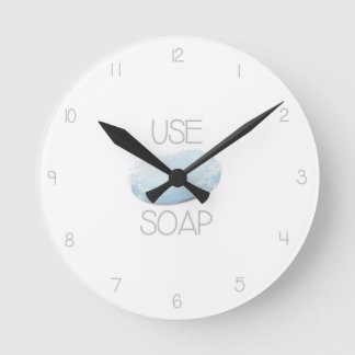 Funny Bathroom Clock