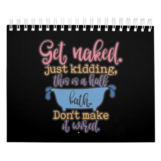 Funny Bathroom Design For Your Home Decoration Calendar (Cover)