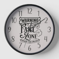 funny bathroom fart zone word art