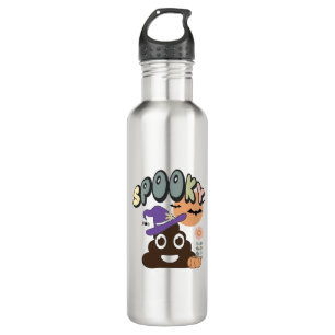 Funny Bathroom Humour Cute Retro Halloween Spooky 710 Ml Water Bottle