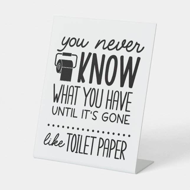 Funny Bathroom Sign (Front)