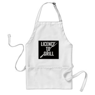 Funny BBQ Apron – Licence to Grill 