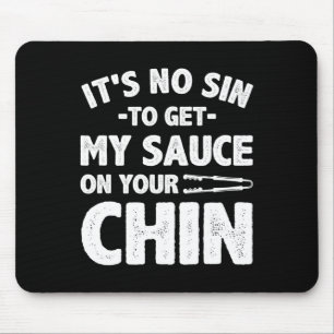 Funny Bbq Art For Men Women Grilling Meat Smoking Mouse Pad