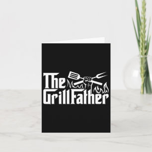 Funny Bbq Dad Retro Grill Father Mens Father's Day Card