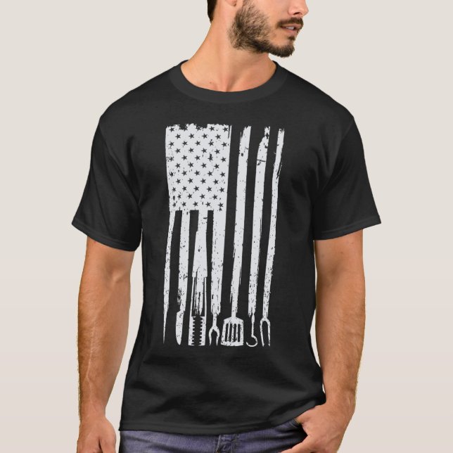 Funny Bbq Design! For Fans Of Smoking  T-Shirt (Front)