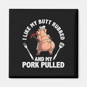 Funny Bbq Design For Men Women Bbq Lover Grilling Magnet