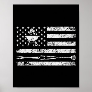 Funny Bbq Design Meat Smoking1 Poster