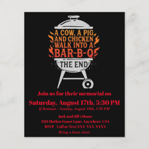 Funny BBQ Flyer