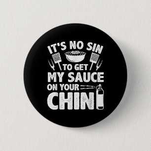 Funny Bbq For Men Women Bbq Barbeque Smoking Barbe 6 Cm Round Badge