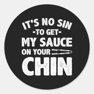 Funny Bbq For Men Women Bbq Rbeque Smoking Rbecue  Classic Round Sticker
