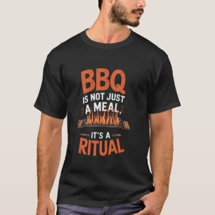Funny BBQ Griller Design Meat Smoking and Meat Smo T-Shirt