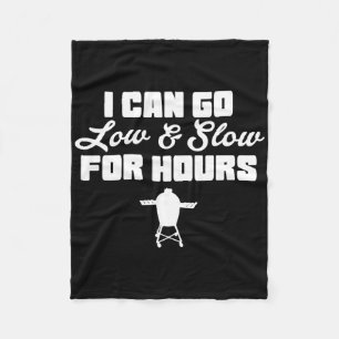 Funny Bbq Grilling Smoking Pitmaster Egg Smoker Fleece Blanket