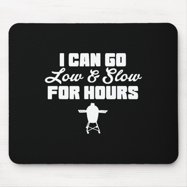 Funny Bbq Grilling Smoking Pitmaster Egg Smoker  Mouse Pad (Front)