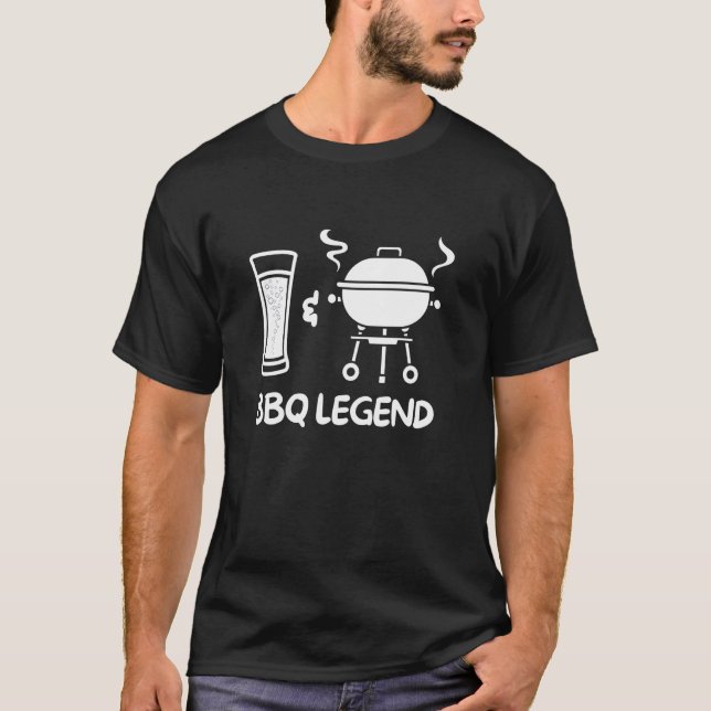 Funny BBQ Legend T-Shirt (Front)