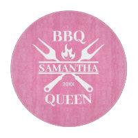 Funny BBQ Personalised Barbecue Queen Apron Cuttin