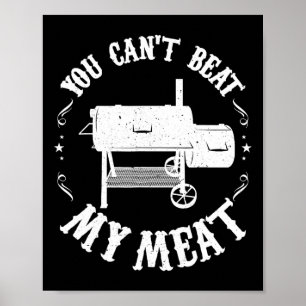 Funny Bbq Pit Reverse Flow Smoker Accessory Dad Gr Poster