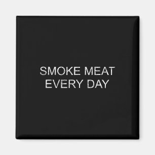 Funny Bbq Smoker Accessory Pitmaster Dad Grilling Magnet