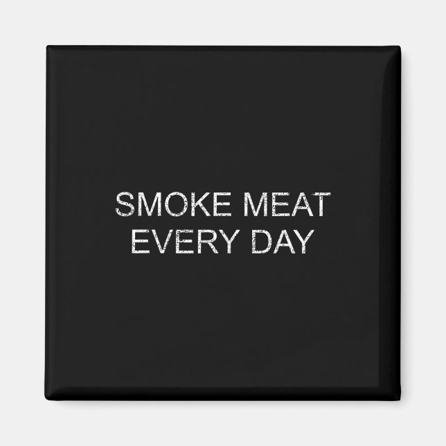 Funny Bbq Smoker Accessory Pitmaster Dad Grilling  Magnet (Front)