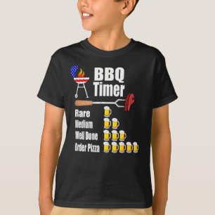 Funny bbq timer - barbecue grill grilling gift T-Shirt