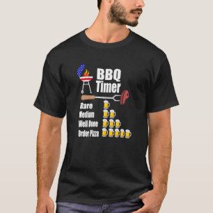 Funny BBQ Timer Barbecue Grill Grilling Gift T-Shirt