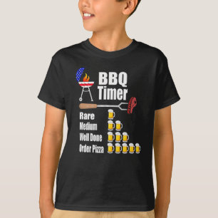 Funny Bbq Timer - Barbecue Grill Grilling Gift  T-Shirt