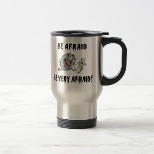Funny Be Afraid Bowling Travel Mug
