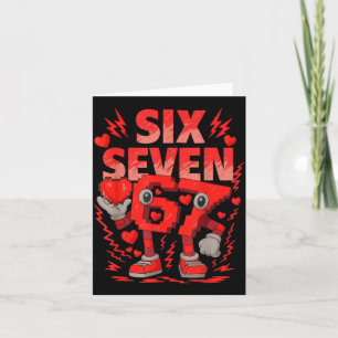 Funny Be Italian Brainrot Valentine's Day 67 Card