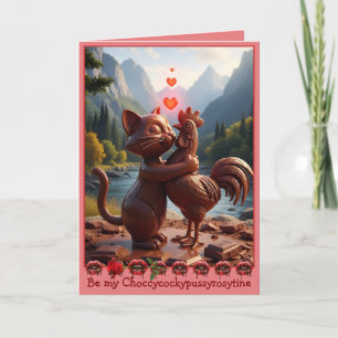 Funny be my Valentine card