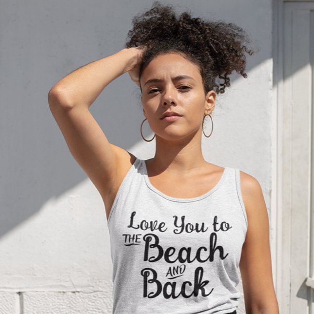 Funny Beach 'Love You to the Beach & Back' Gift Singlet (Creator Uploaded)