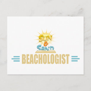 Funny Beach Lover Postcard