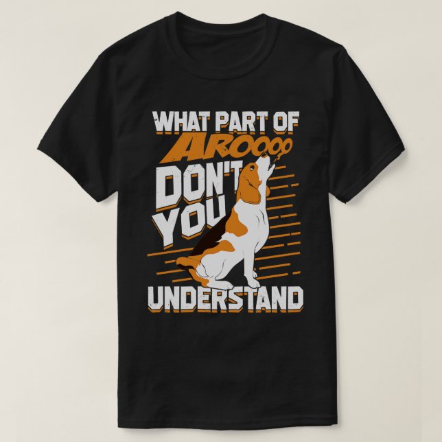 Funny Beagle Dog Owner Gift  T-Shirt (Design Front)