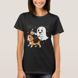 Funny Beagle Ghost Halloween Spooky Season Dog T-Shirt