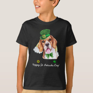 Funny Beagle Gold St. Patricks Day T-Shirt