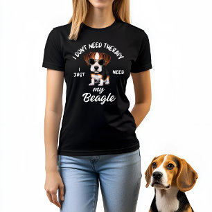 Funny Beagle Therapy Quote T-Shirt