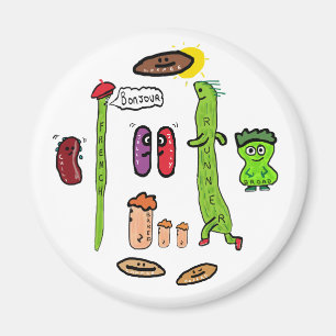 Funny Bean Puns Magnet