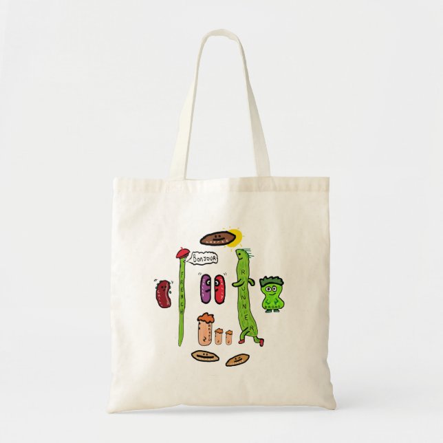 Funny Bean Puns Tote Bag (Front)