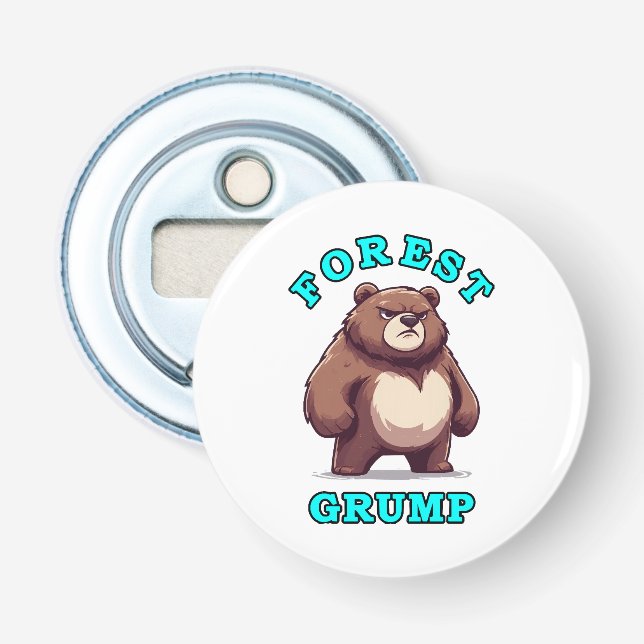 Funny Bear Bottle Opener (Front)