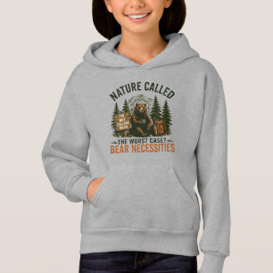 Funny Bear Camping Sign Nature Called