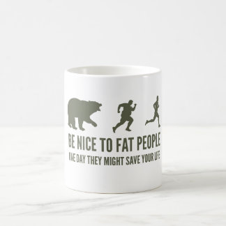 Funny Bear Chase  Coffee Mug