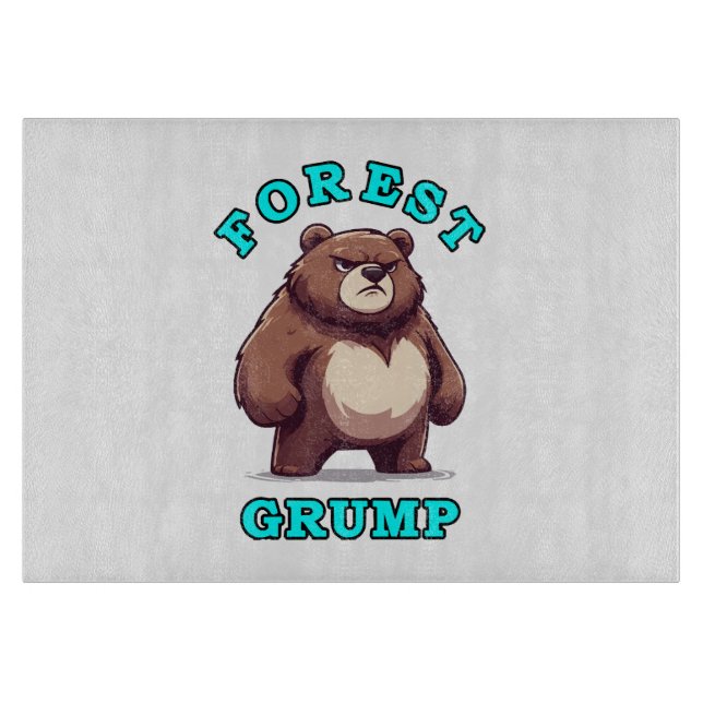 Funny Bear Cutting Board (Front)
