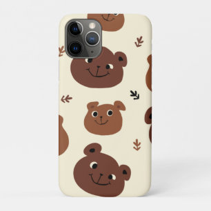Funny bear face Case-Mate iPhone case