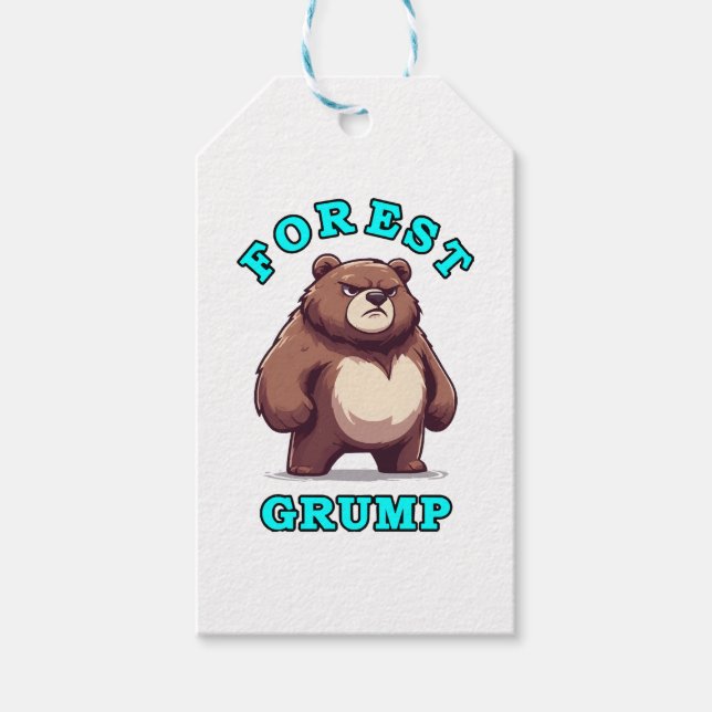 Funny Bear Gift Tags (Front)