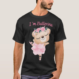 Funny Bear Panda Ballerina for Ballet loverballet  T-Shirt
