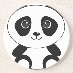 Funny bear panda bear panda animals coaster