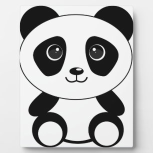 Funny bear panda bear panda animals plaque