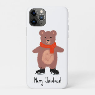Funny bear skating Case-Mate iPhone case