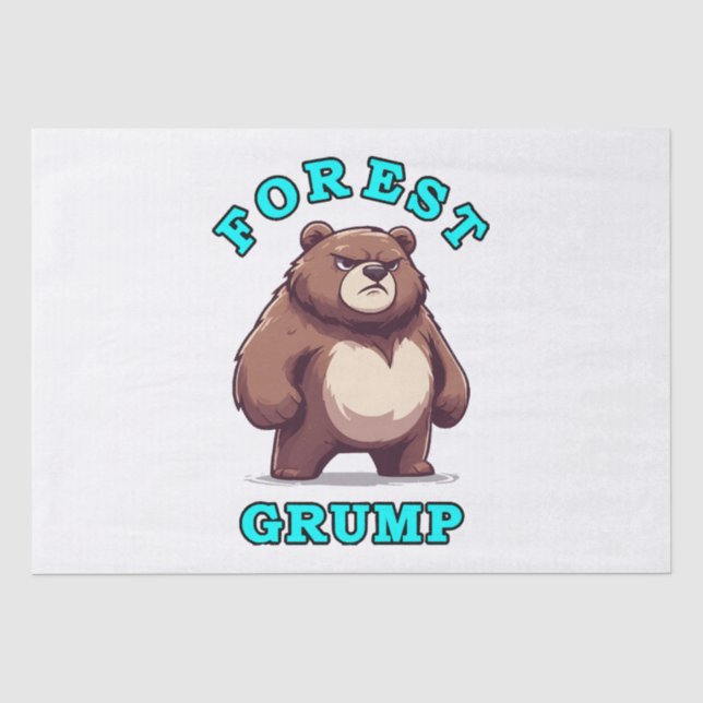 Funny Bear Tissue Paper (Front)