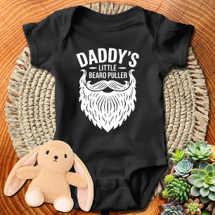 Funny Beard Baby Grow-Daddy's Little Beard Puller  Bodysuit