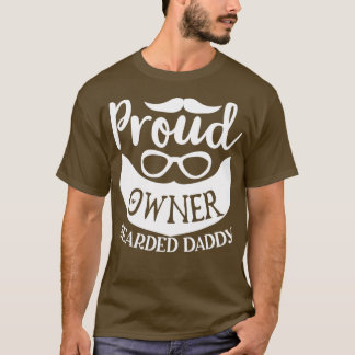 Funny Beard Gifts For Men Proud Owner Bearded T-Shirt