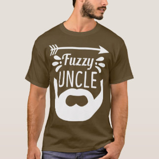 Funny Beard Gifts Fuzzy Uncle T-Shirt